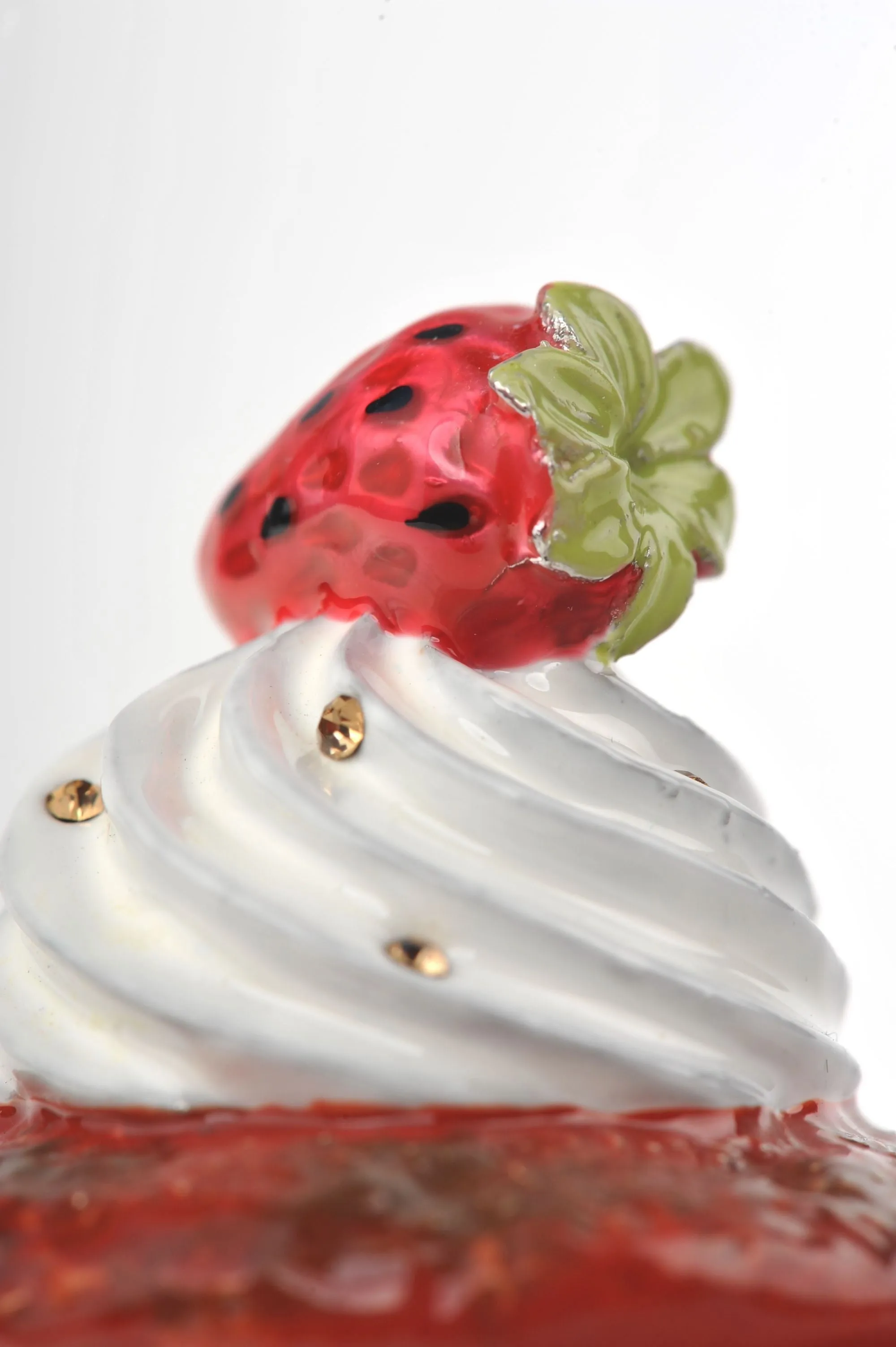 Red Velvet Cupcake with Strawberry