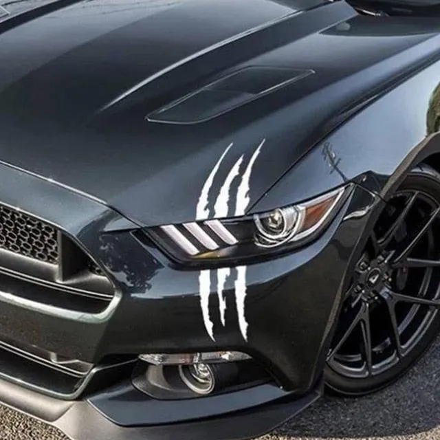Reflective Monster Claw Car Stickers