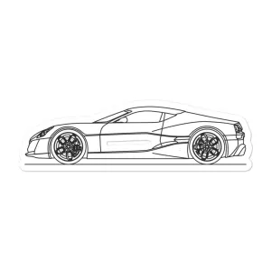 Rimac Concept_One Outline Sticker