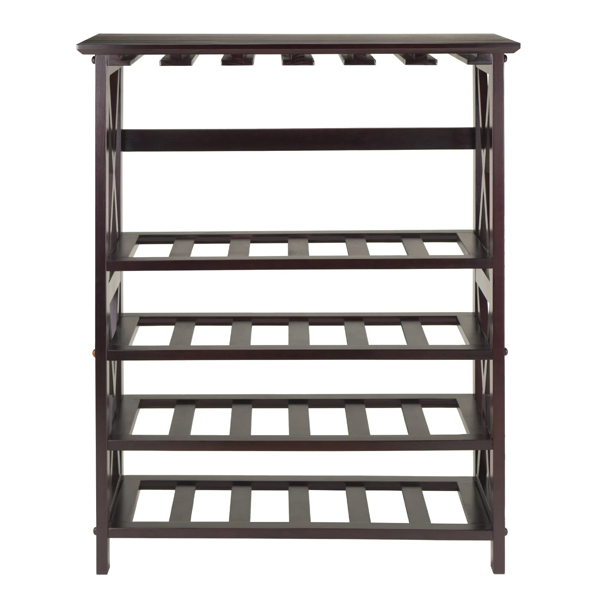 Rio Wine Rack, 24-Bottle, Glass Hanger