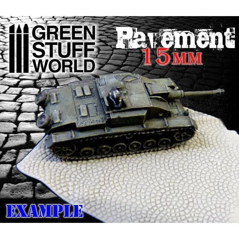 Rolling Pin - Pavement 15mm