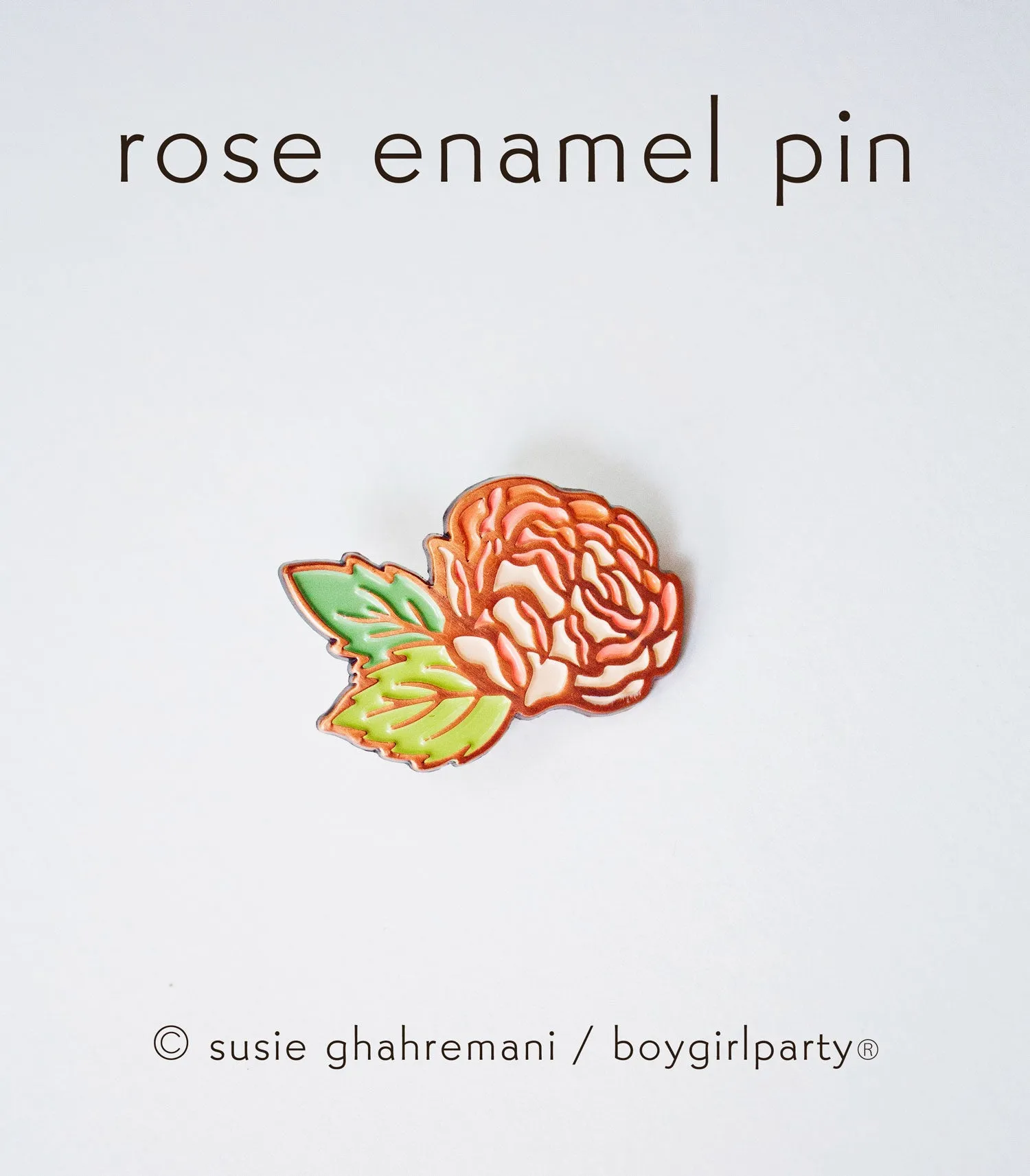 Rose Pin Set - Valentines Day Rose Enamel Pins - Wedding Lapel Pins