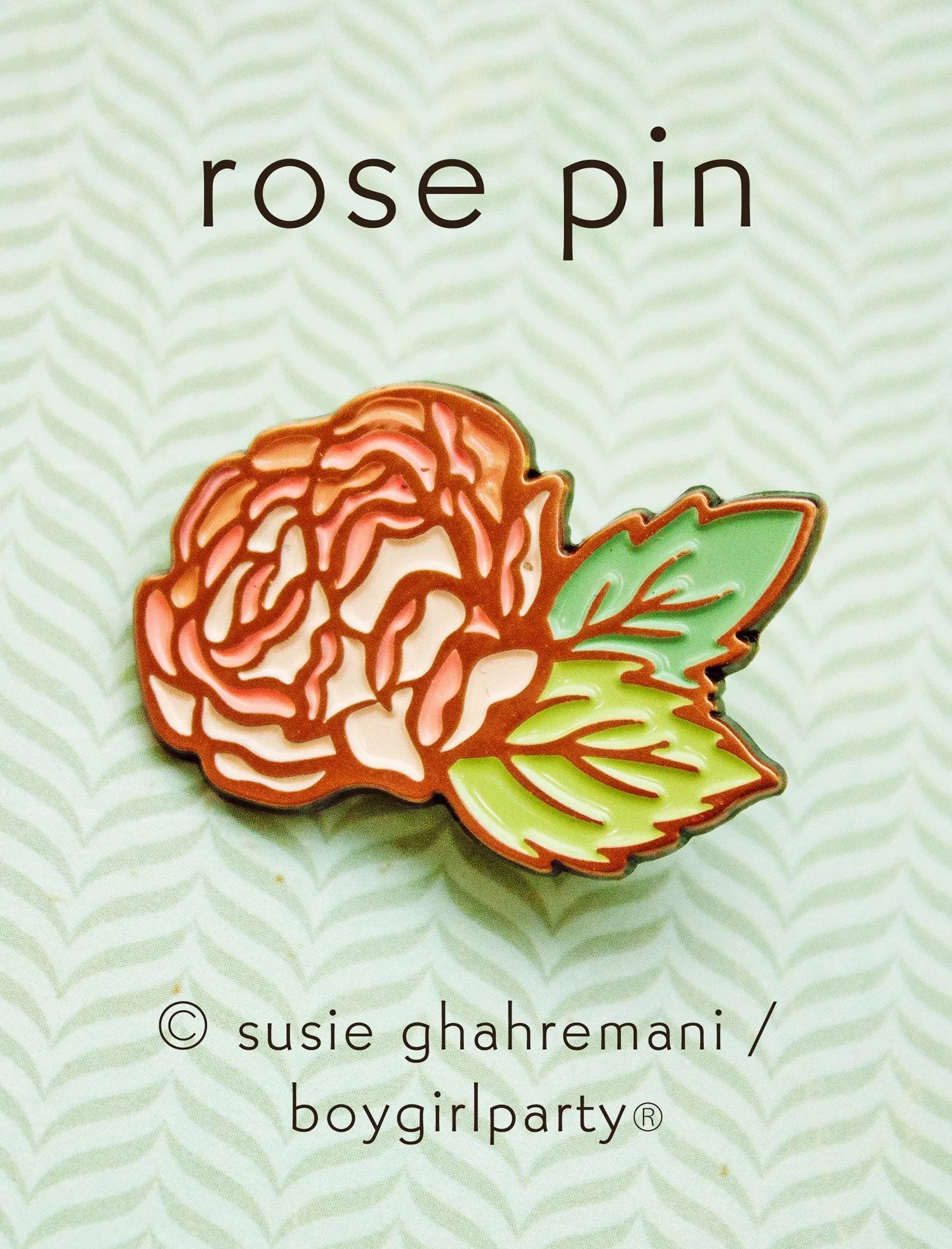 Rose Pin Set - Valentines Day Rose Enamel Pins - Wedding Lapel Pins