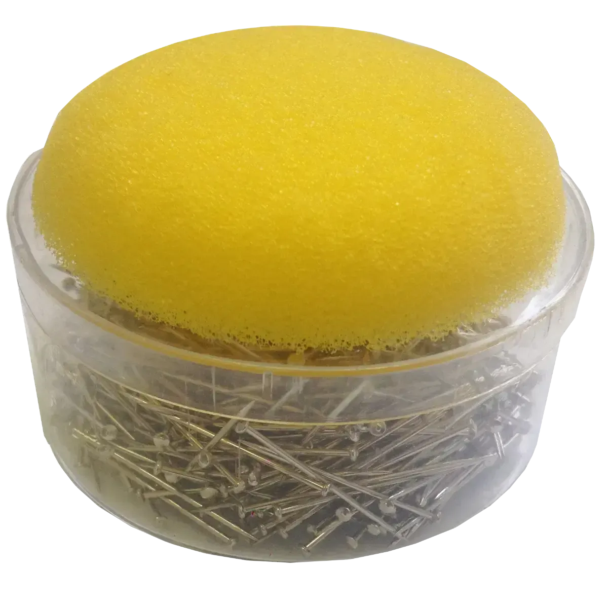 Round Tub Dress Pins with Foam Top Pin Cushion