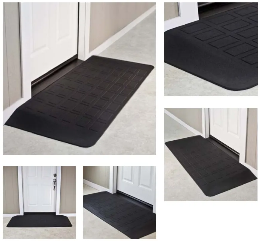Safepath Door Threshold Ramps from Recycled Rubber