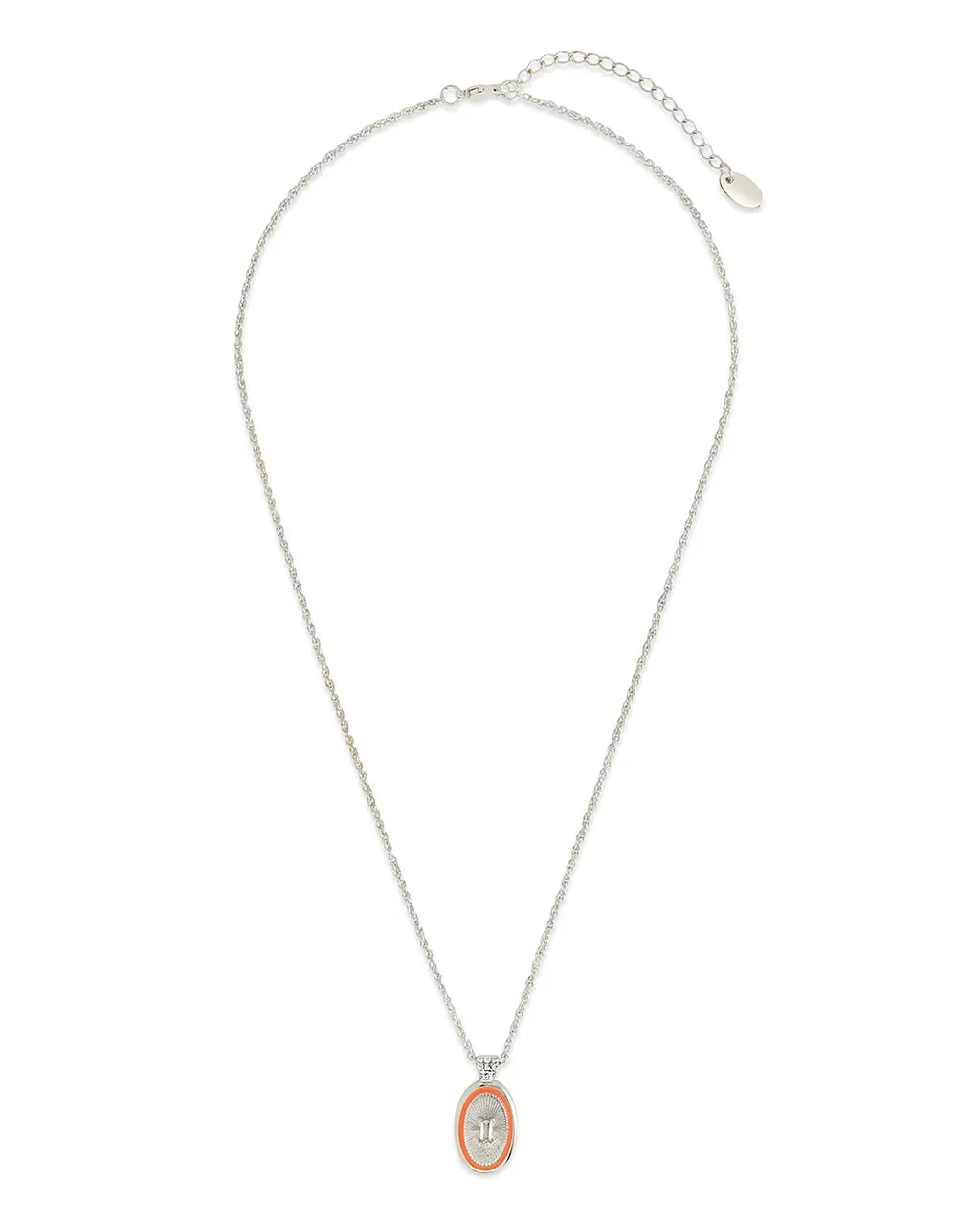 Sanaa CZ & Enamel Pendant Necklace