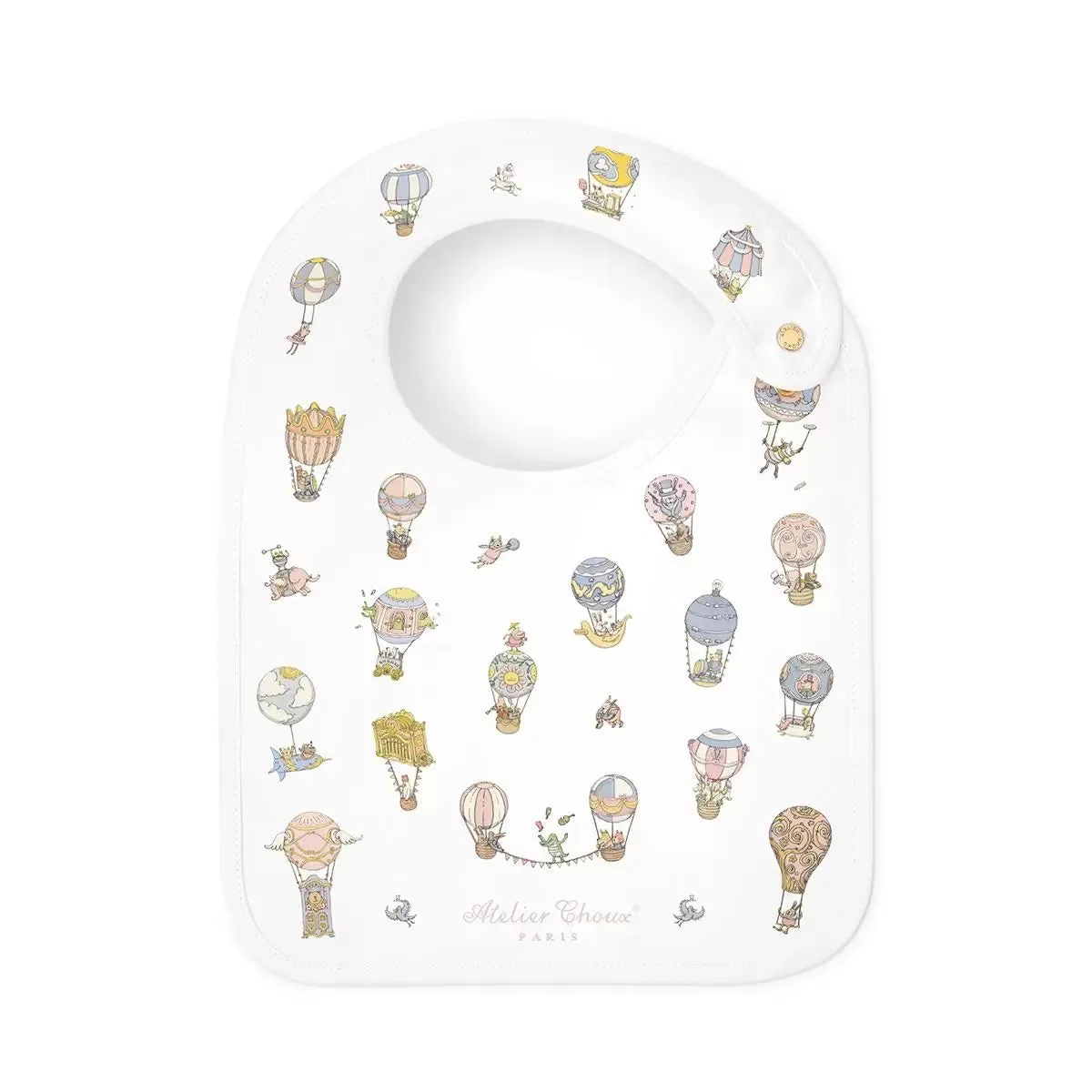 Satin Pastel Circus Bib By Atelier Choux