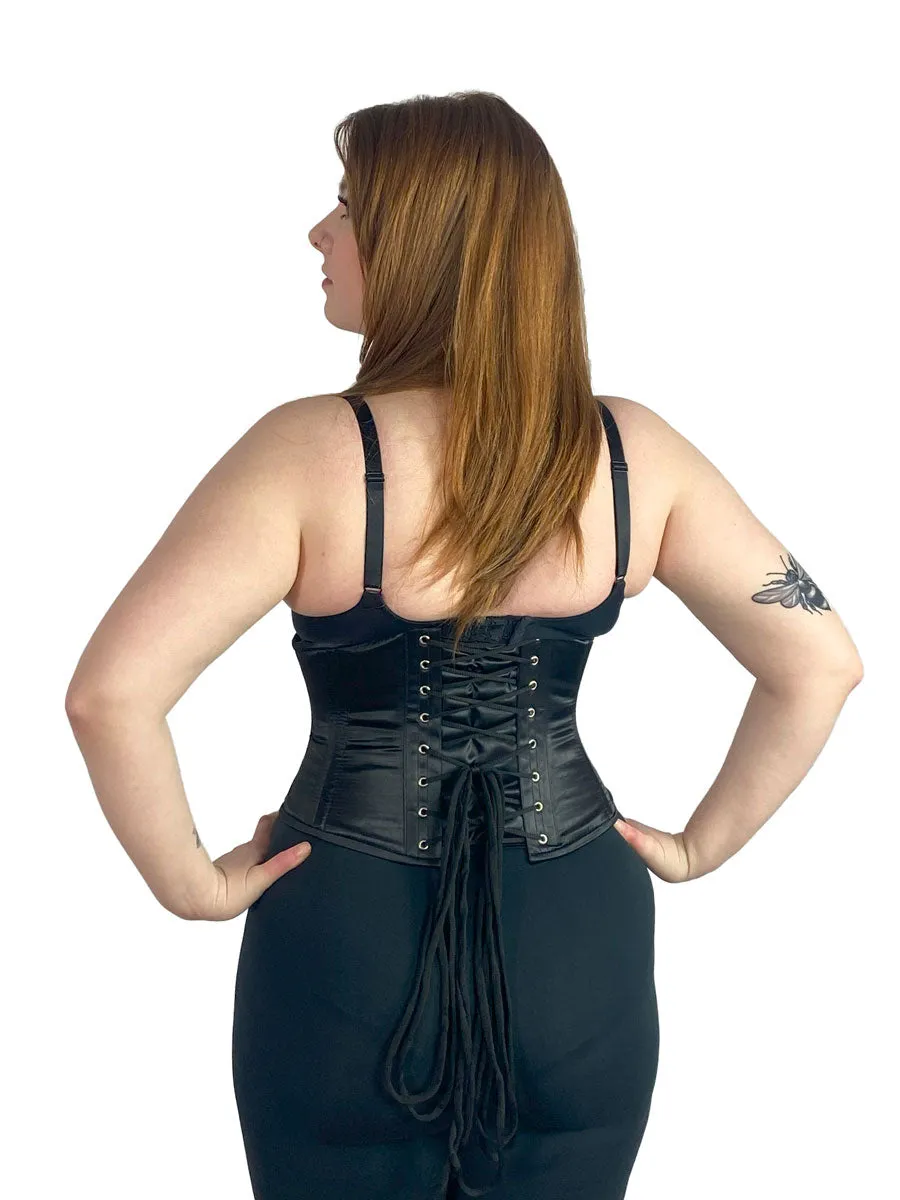 Satin Romantic Curve Waspie Underbust Corset : CS-220