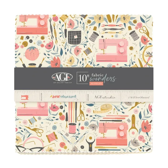 Sew Obsessed Square Pack 10" x 10" by AGF Studio