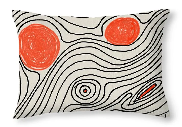 Shapes Of Life - Throw Pillow