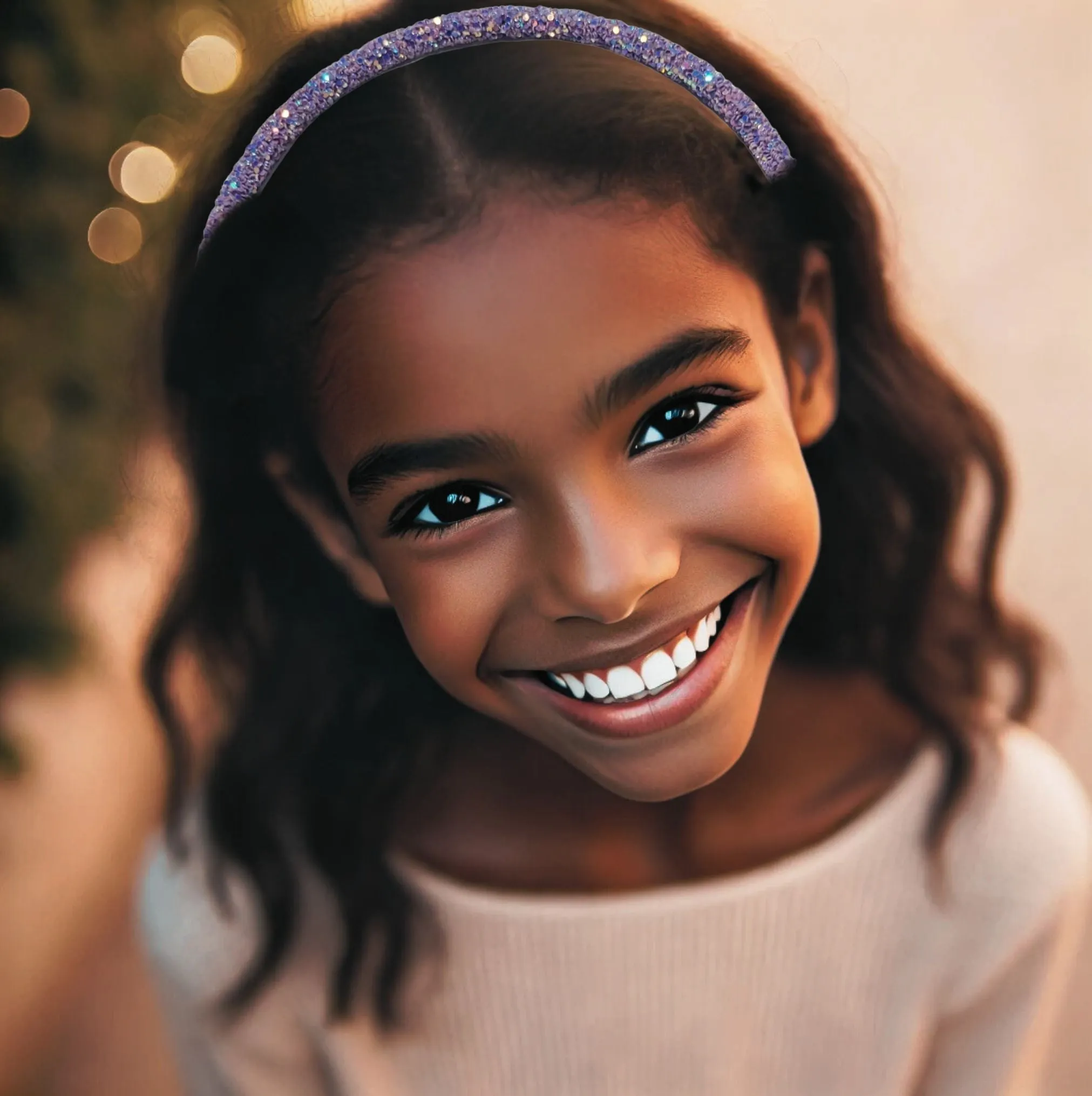 Silver | Glitter Headband