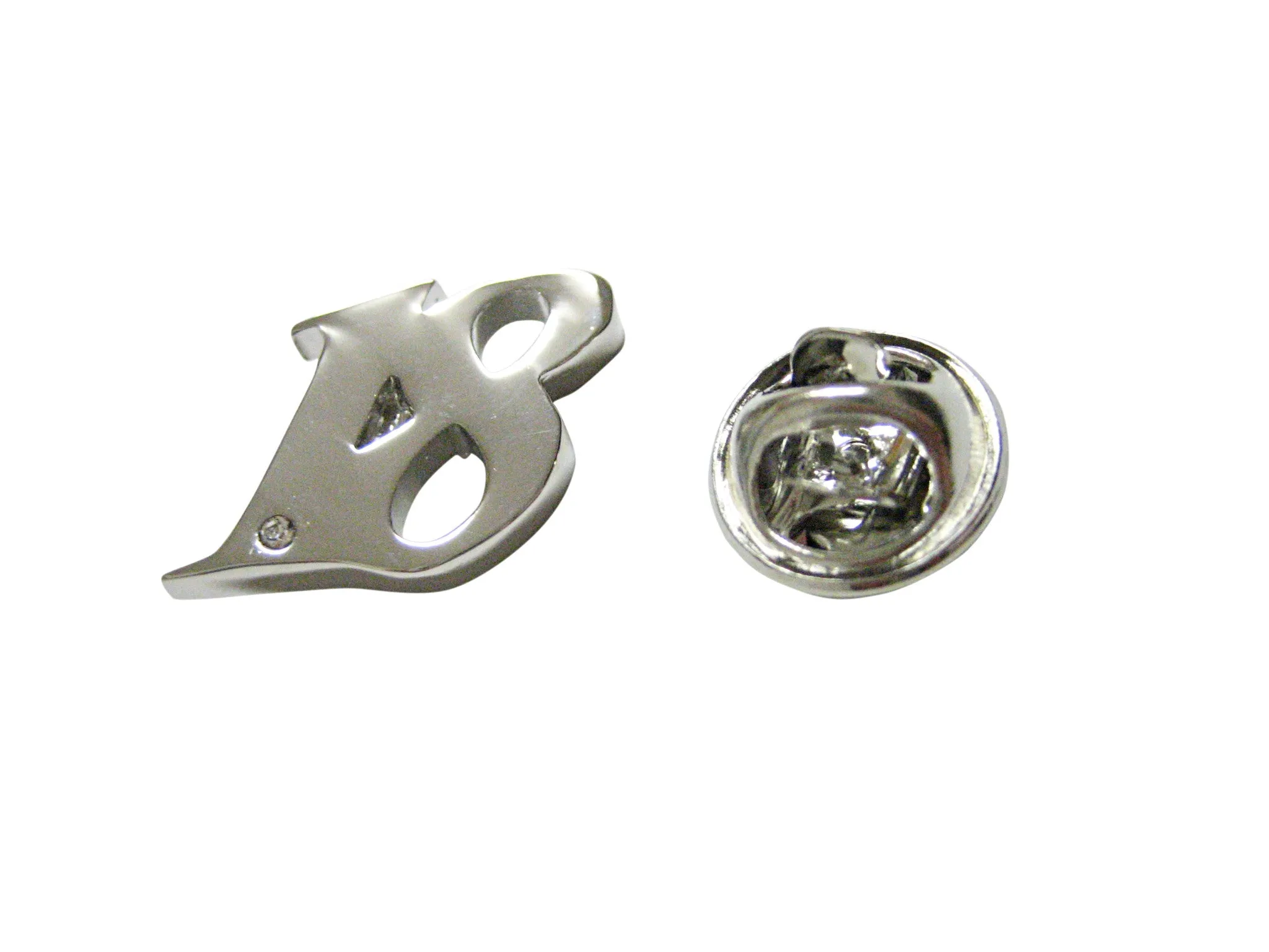 Silver Toned Age 18 Lapel Pin