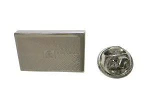 Silver Toned Etched Haiti Flag Lapel Pin