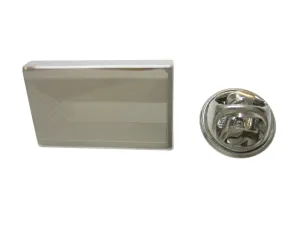 Silver Toned Etched Palestine Flag Lapel Pin