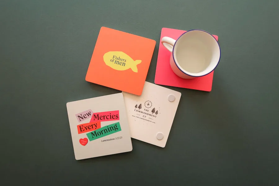 (Simple Geometry) Fishers of Men {Coasters}