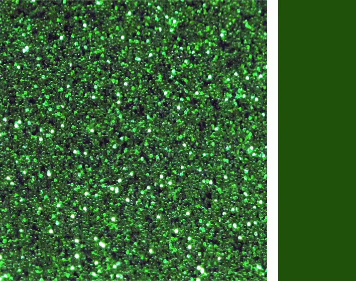 Single Sided Glitter - Grass Green