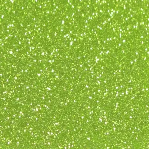 Single Sided Glitter - Lime Green