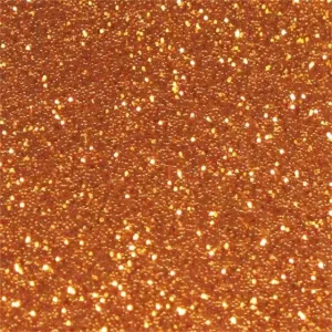 Single Sided Glitter - Orange