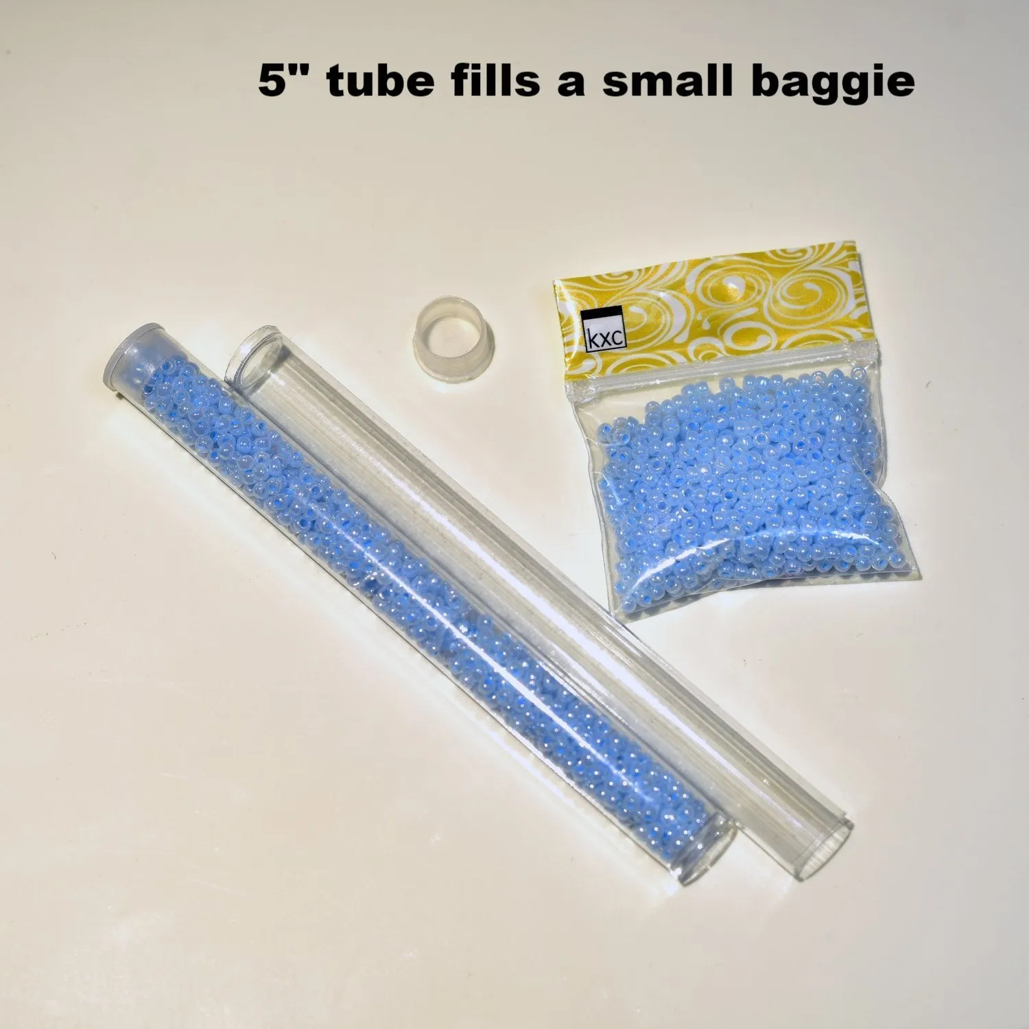 SMALL BAGGIES-GOLD (1.6" x 2.0" capacity) Storage Baggies for Craft Supplies