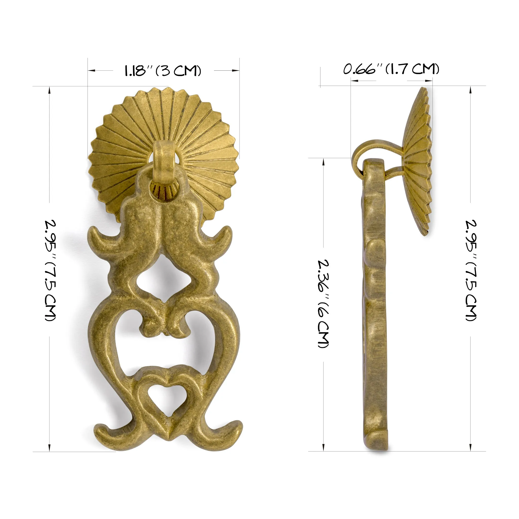 Songbird Pulls 2.3" - Set of 2