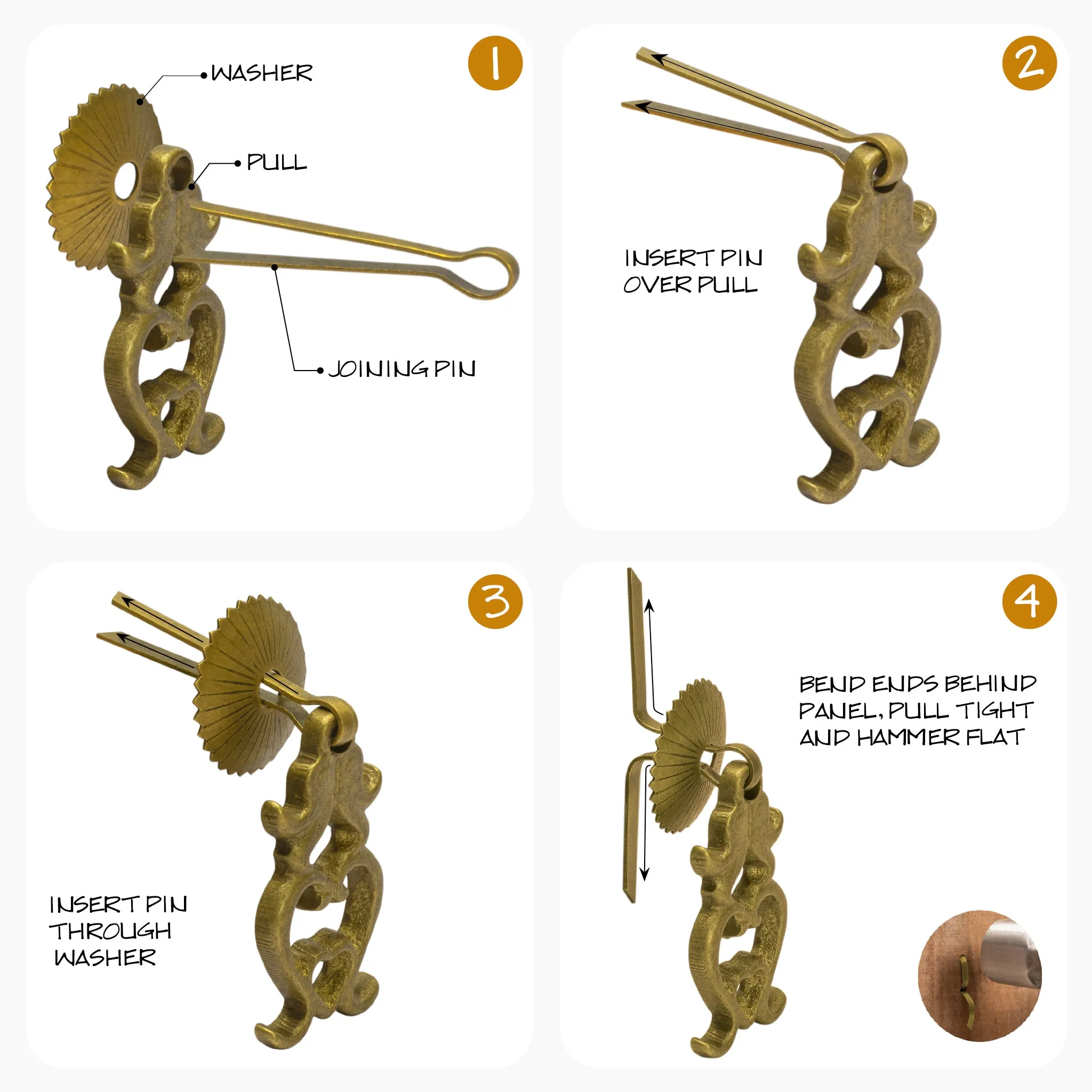 Songbird Pulls 2.3" - Set of 2