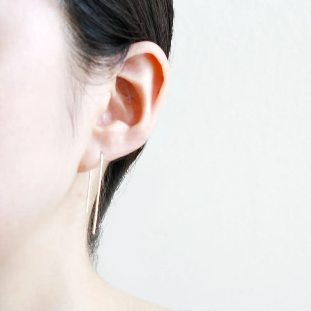 Square Threader Earrings
