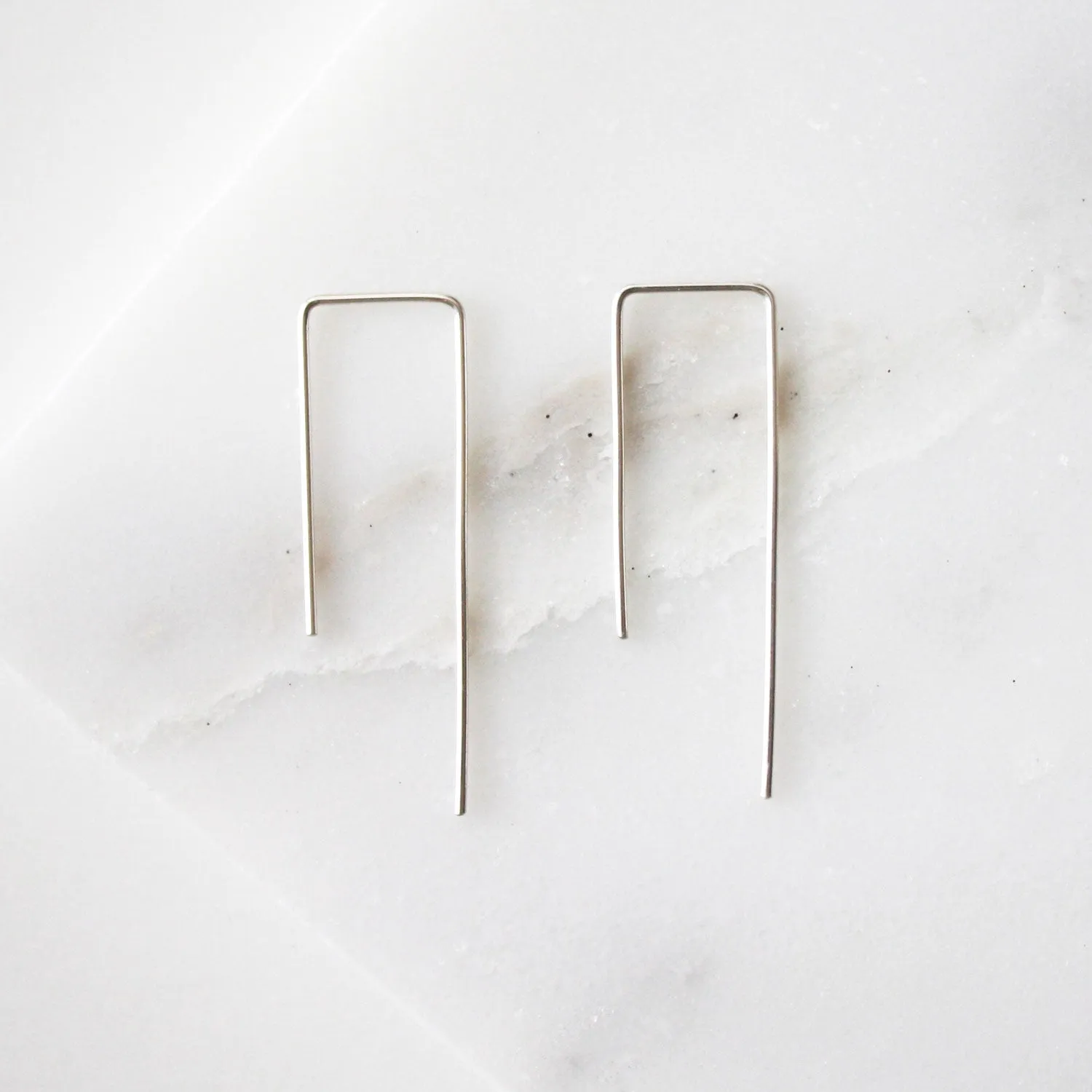 Square Threader Earrings