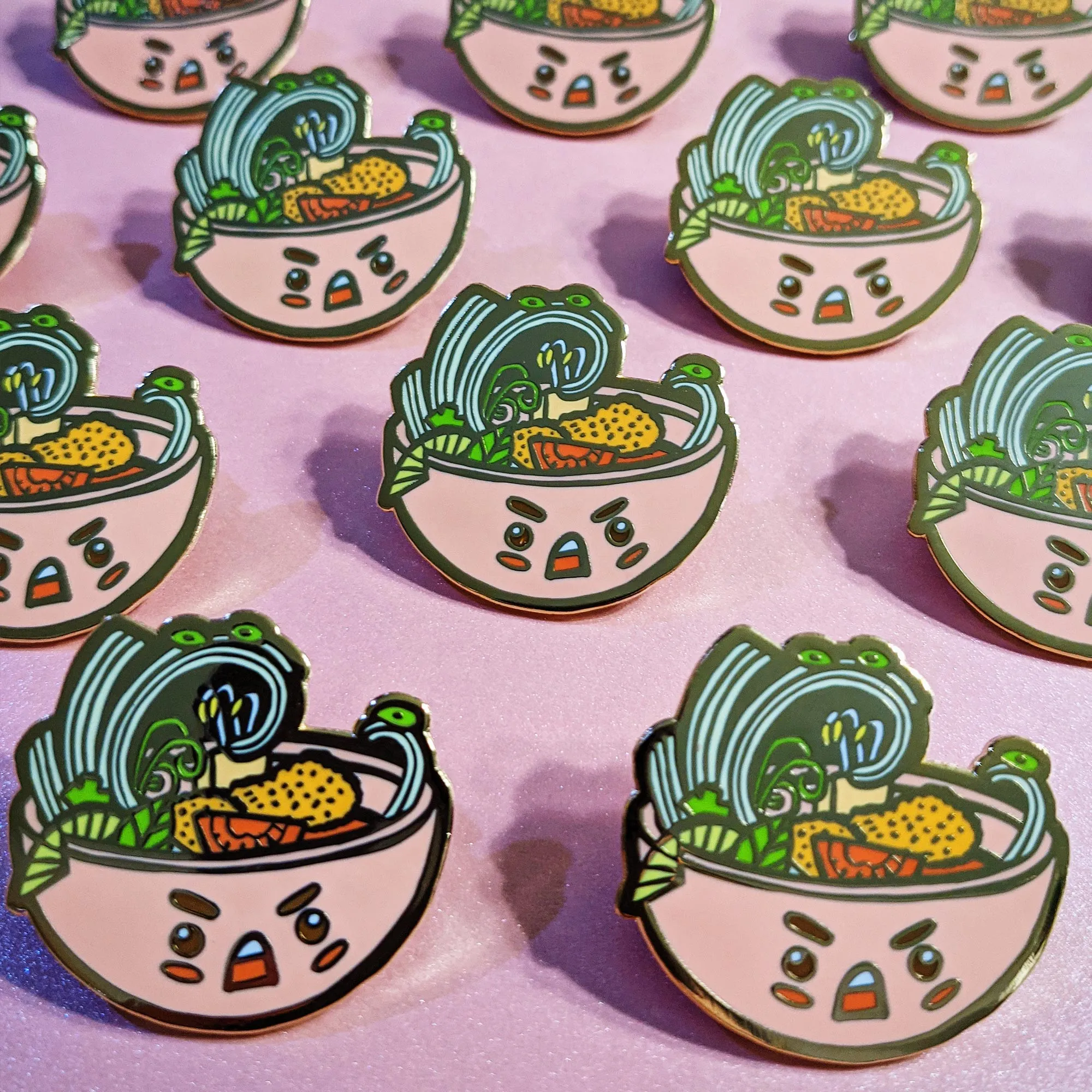 Stacy Nguyen: Bun Rieu Lapel Enamel Pin