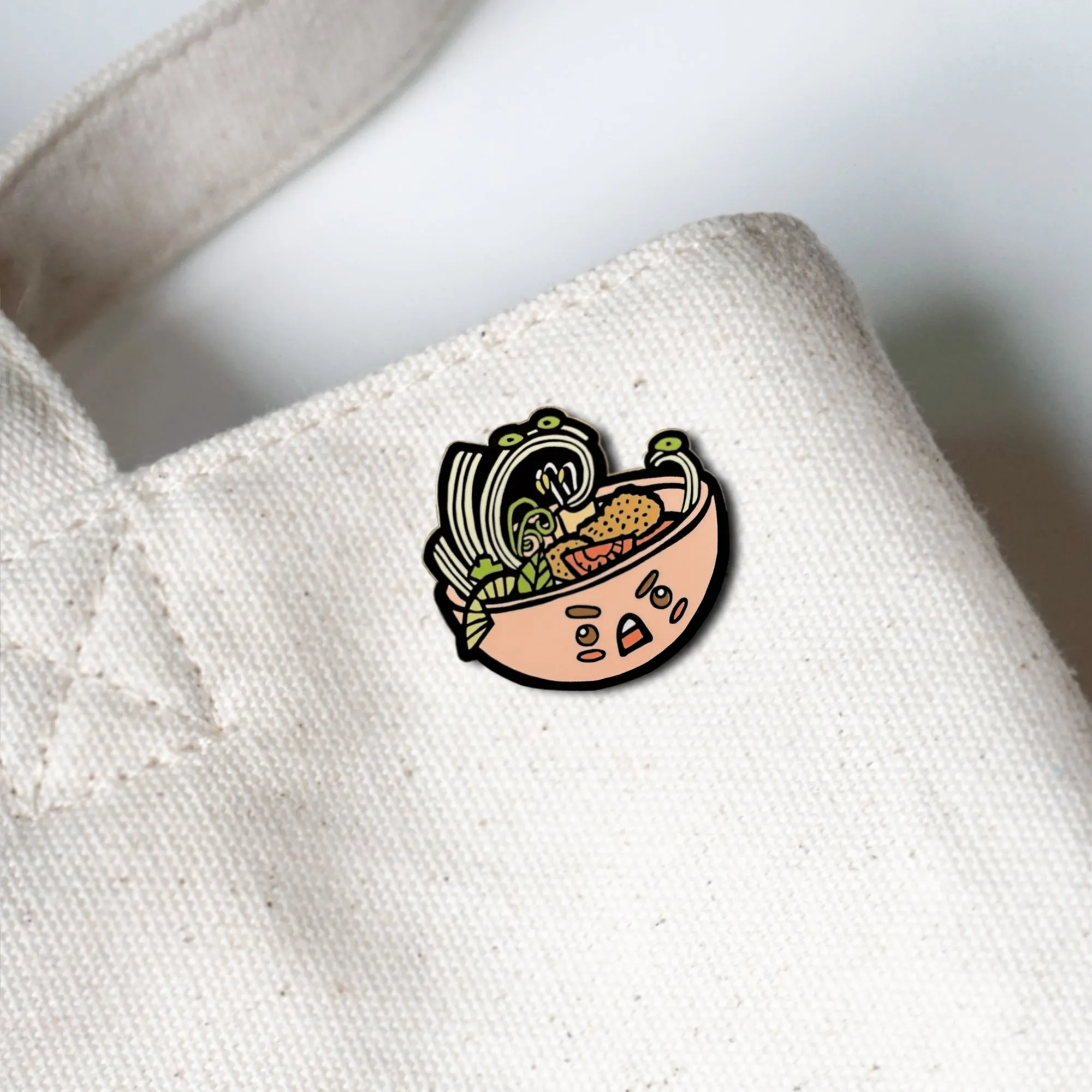 Stacy Nguyen: Bun Rieu Lapel Enamel Pin