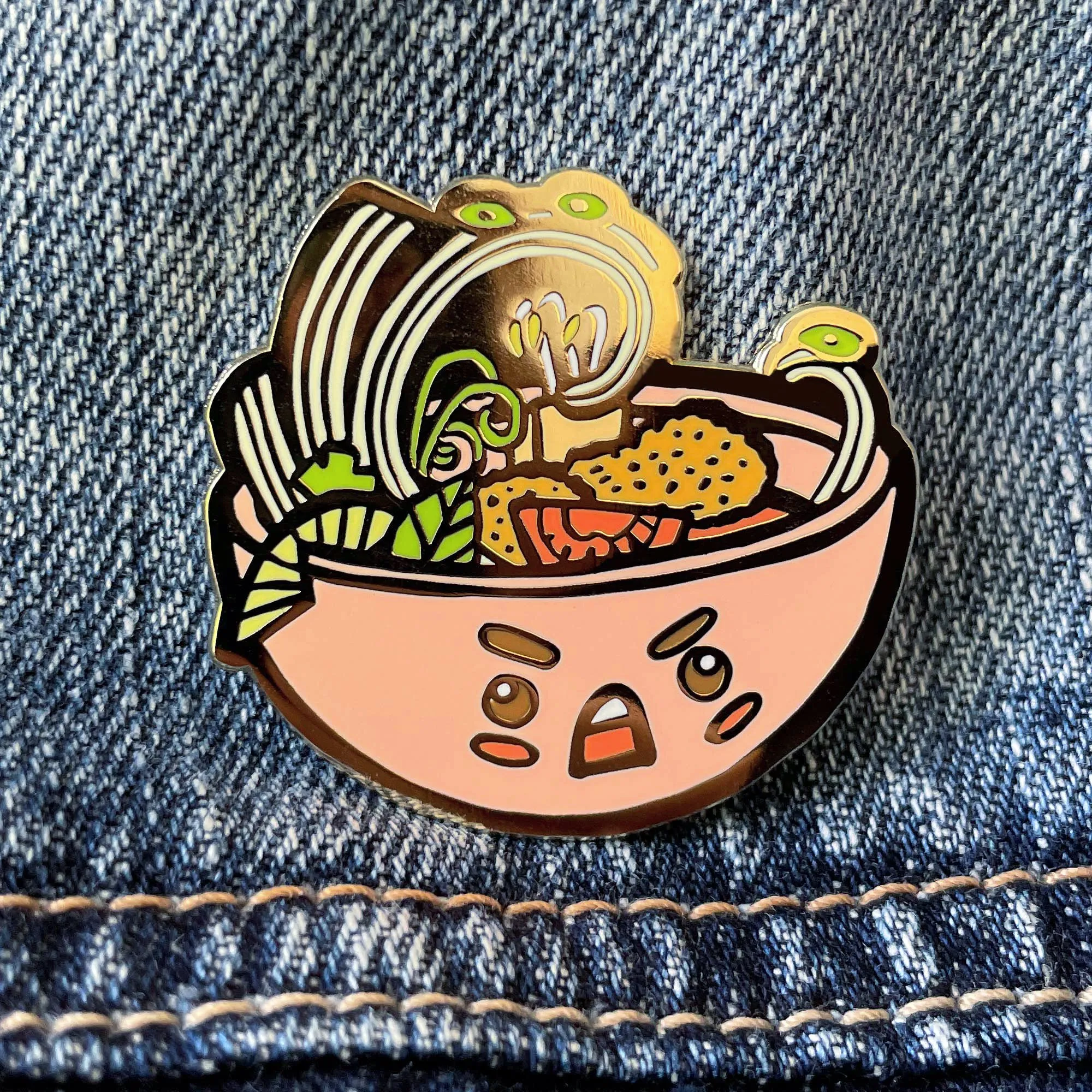 Stacy Nguyen: Bun Rieu Lapel Enamel Pin