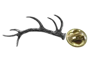 Stag Deer Antler Lapel Pin