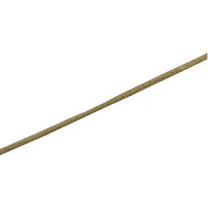 Sterling Silver 2mm Coffee Satin Cord