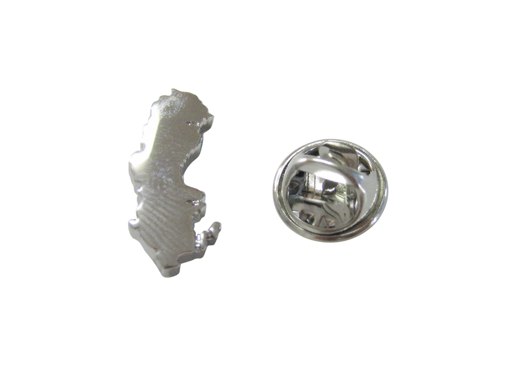 Sweden Map Shape Lapel Pin