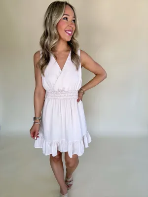 Sweet Edge Satin Dress