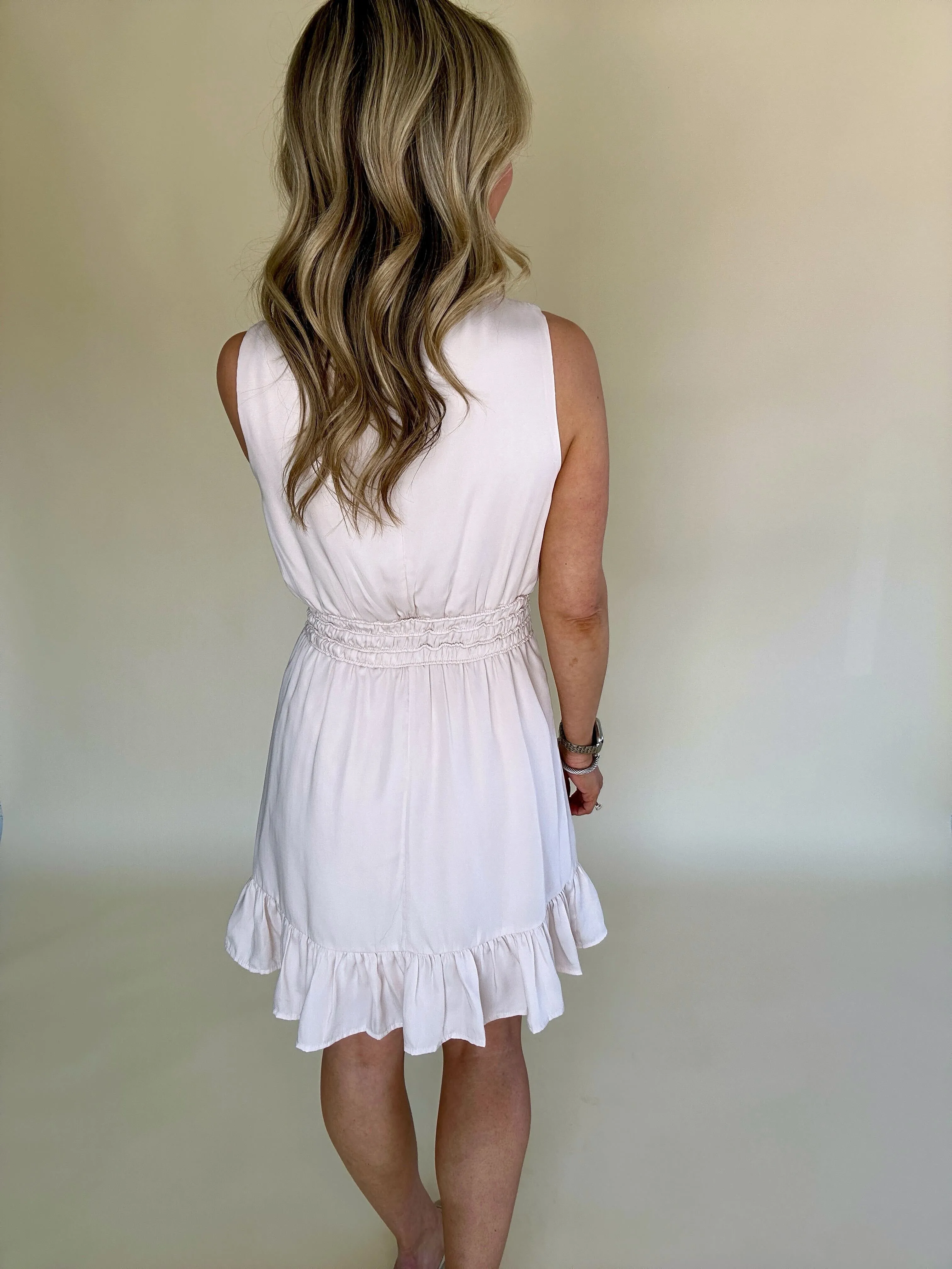Sweet Edge Satin Dress