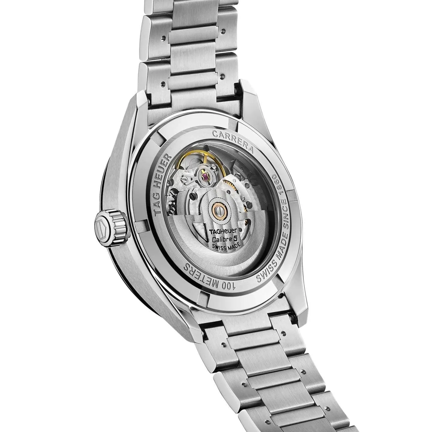 Tag Heuer Carrera Caliber 5 39mm Watch Automatic Steel WBN2110.BA0639