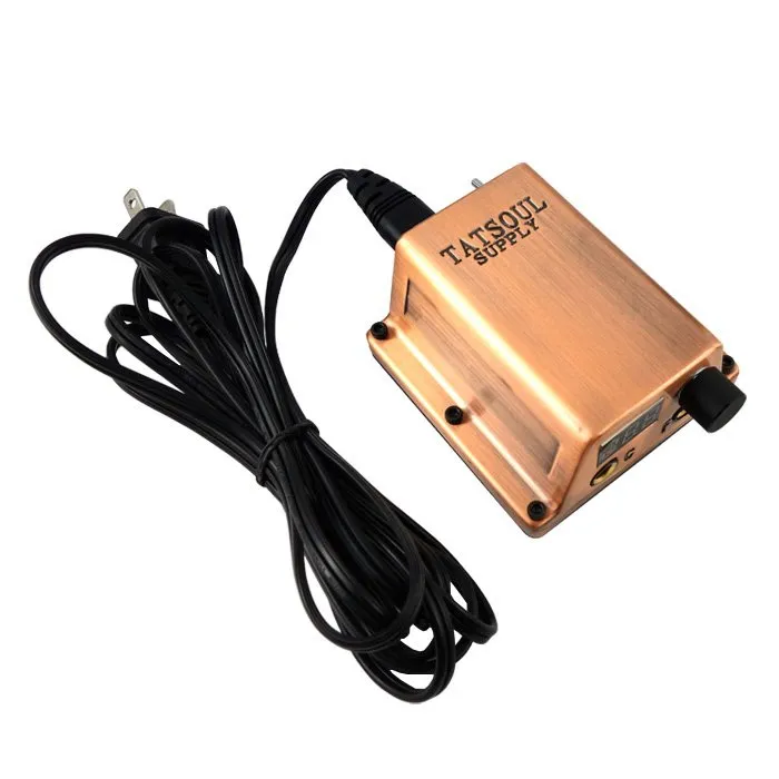 TATSoul Brick Tattoo Power Supply - Brass