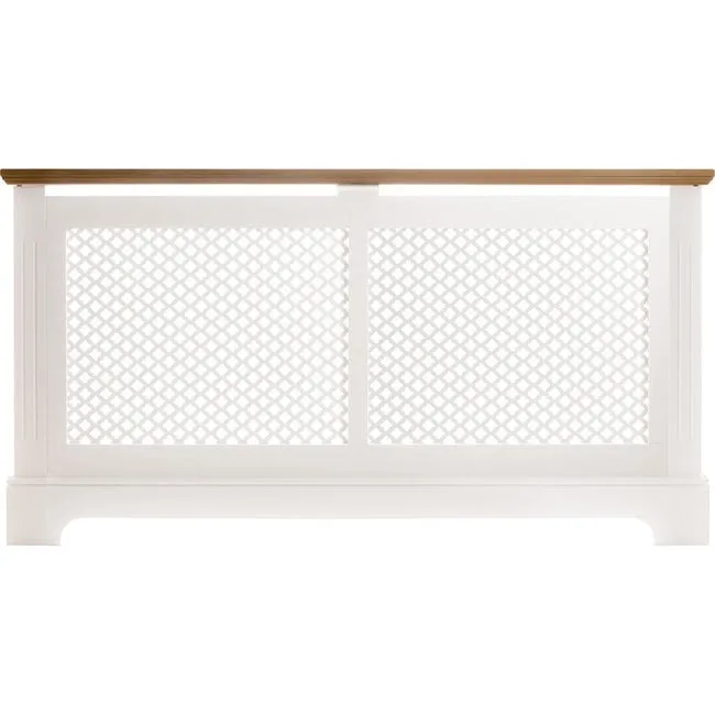 Tema Georgian Rad Cab 2 Tone White & Oak Large