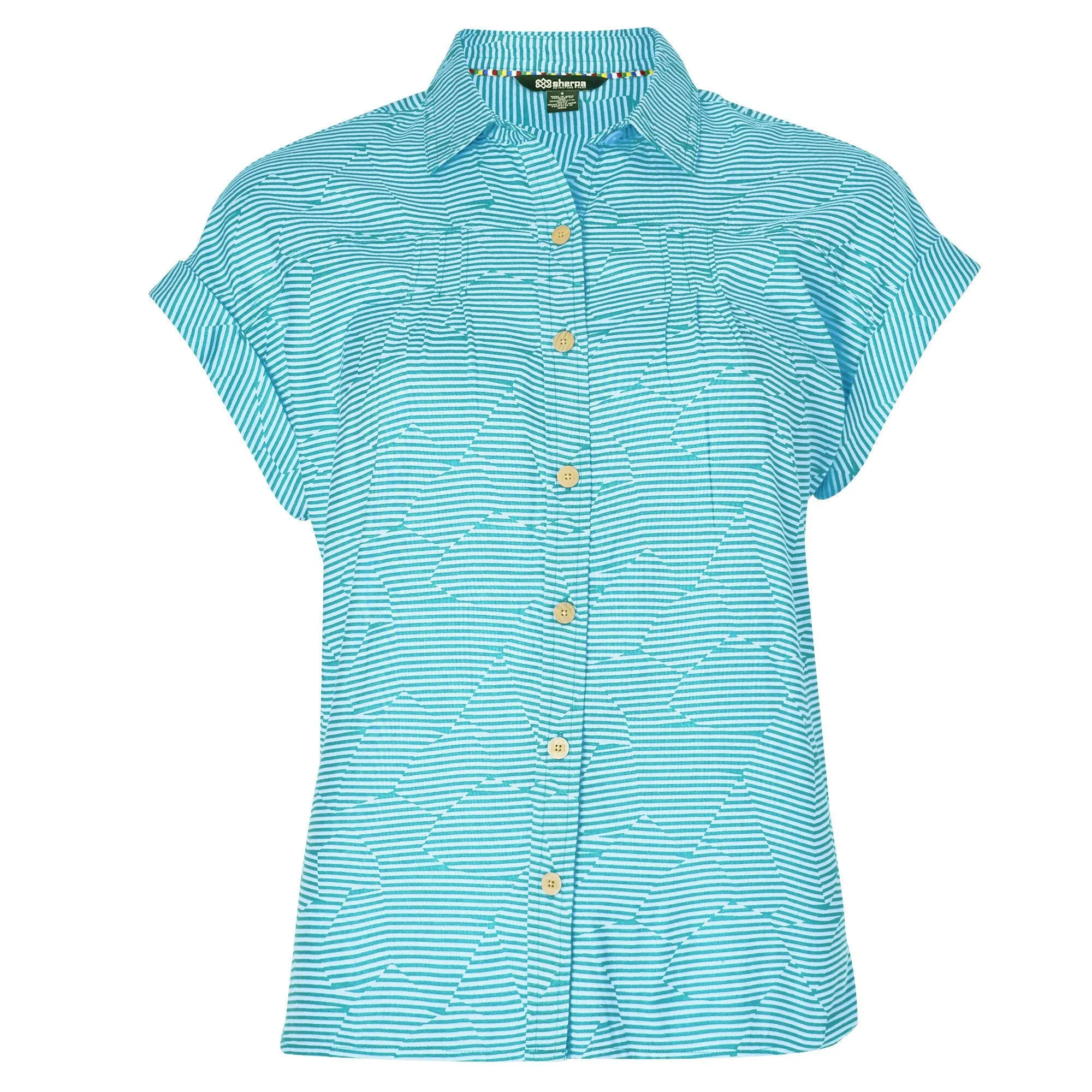 Tharu Camp Shirt - Azule Stripe