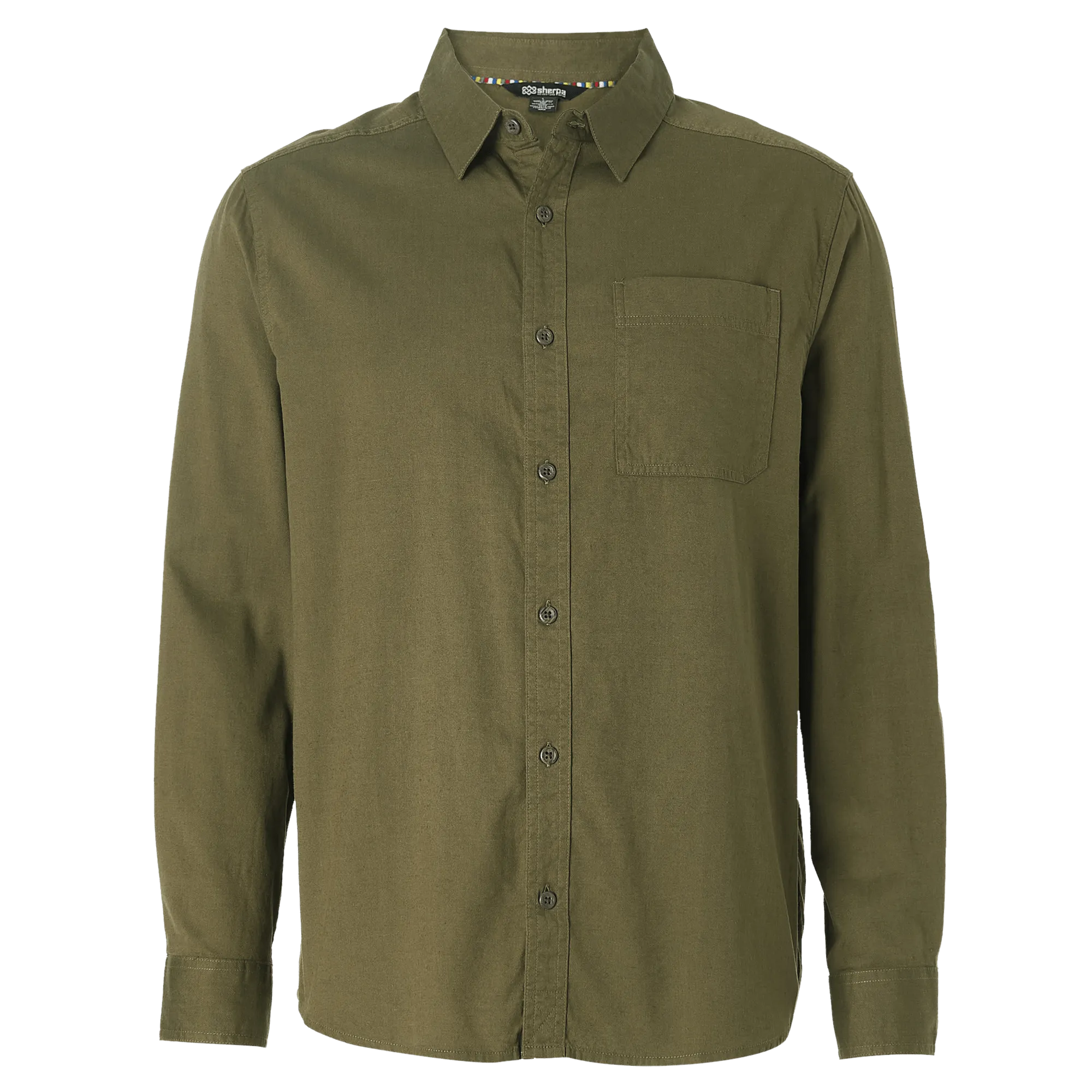 Tharu Long Sleeve Shirt - Evergreen