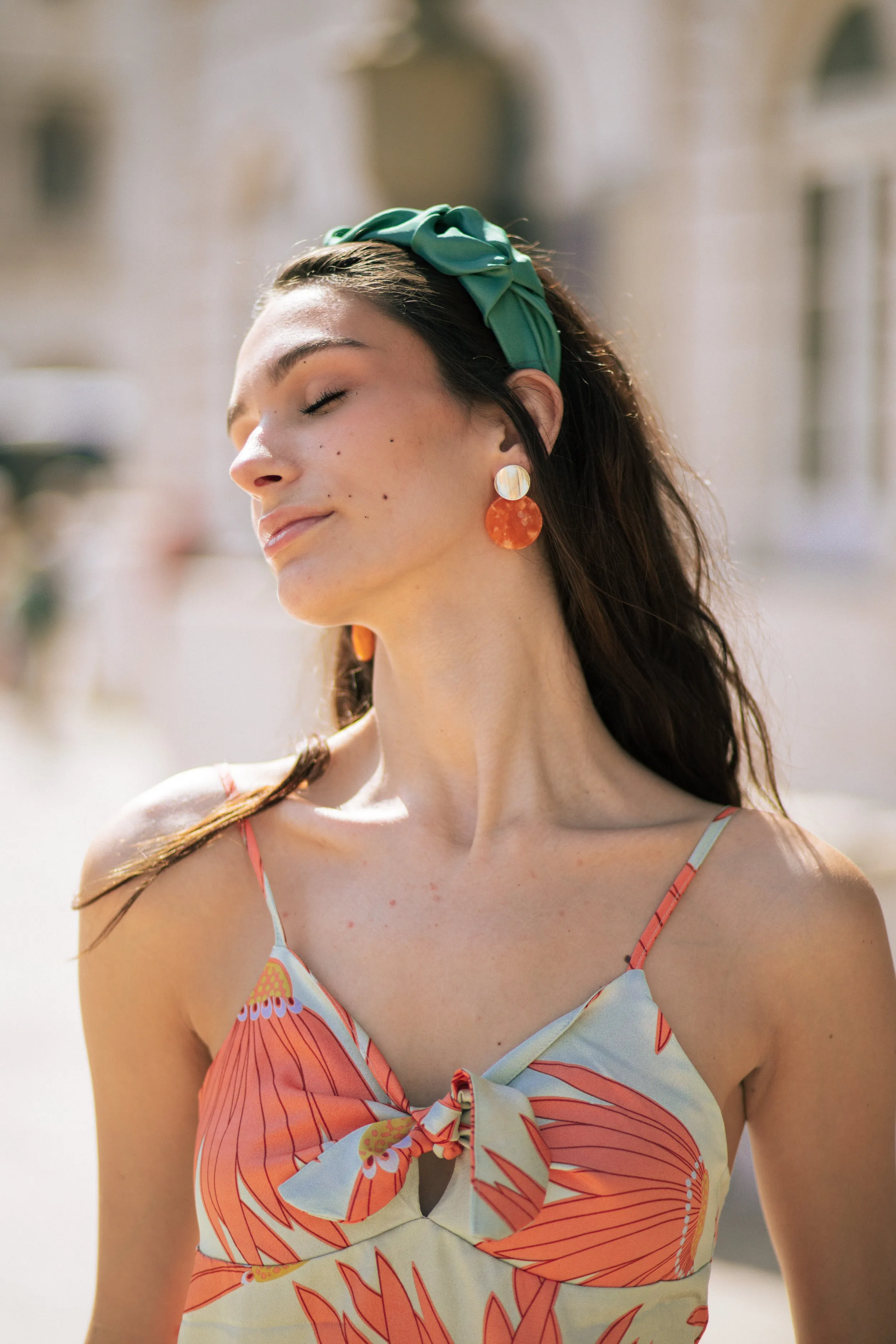 Thick Satin Pintuck Headband