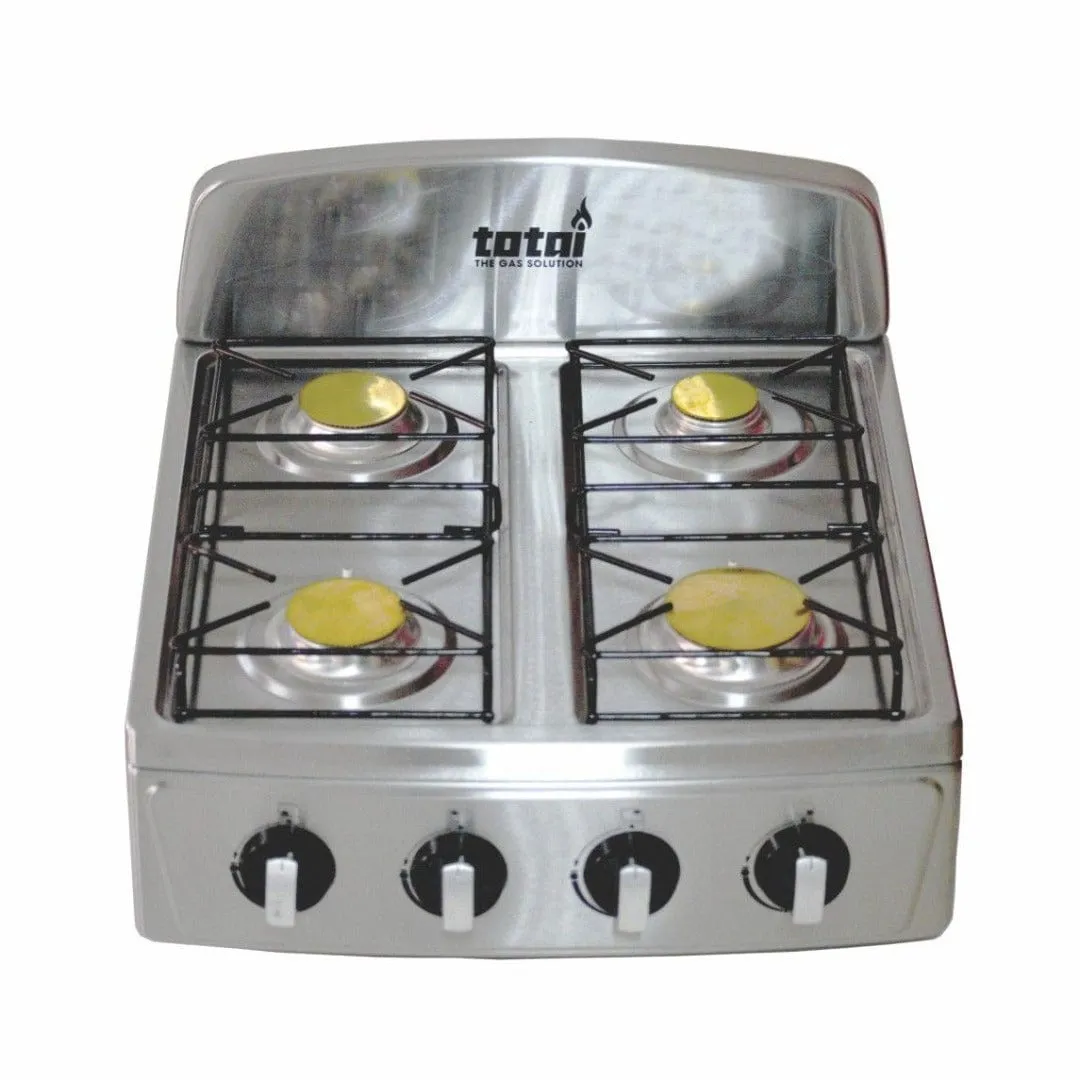 Totai 4 Burner Table Top Gas Stove 26/004SS