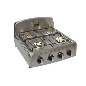 Totai 4 Burner Table Top Gas Stove 26/004SS