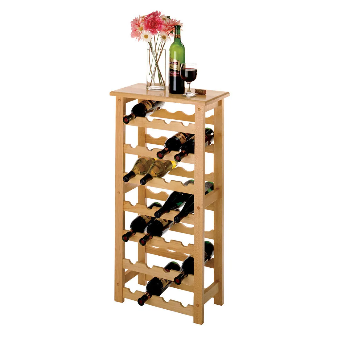 Traditional Napa Wine Rack