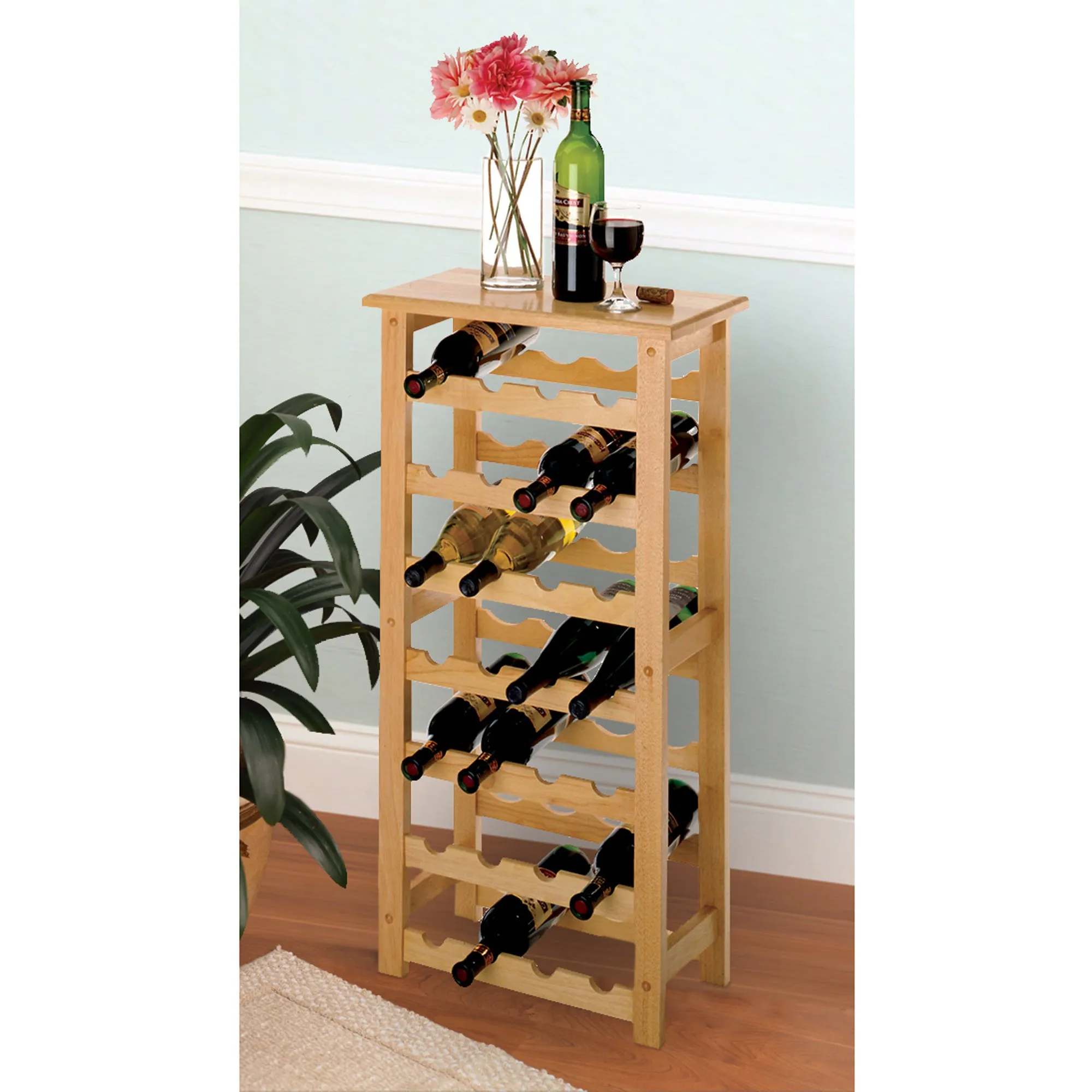 Traditional Napa Wine Rack