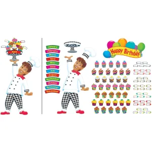 Trend Happy Birthday Bake Shop Bulletin Board Set