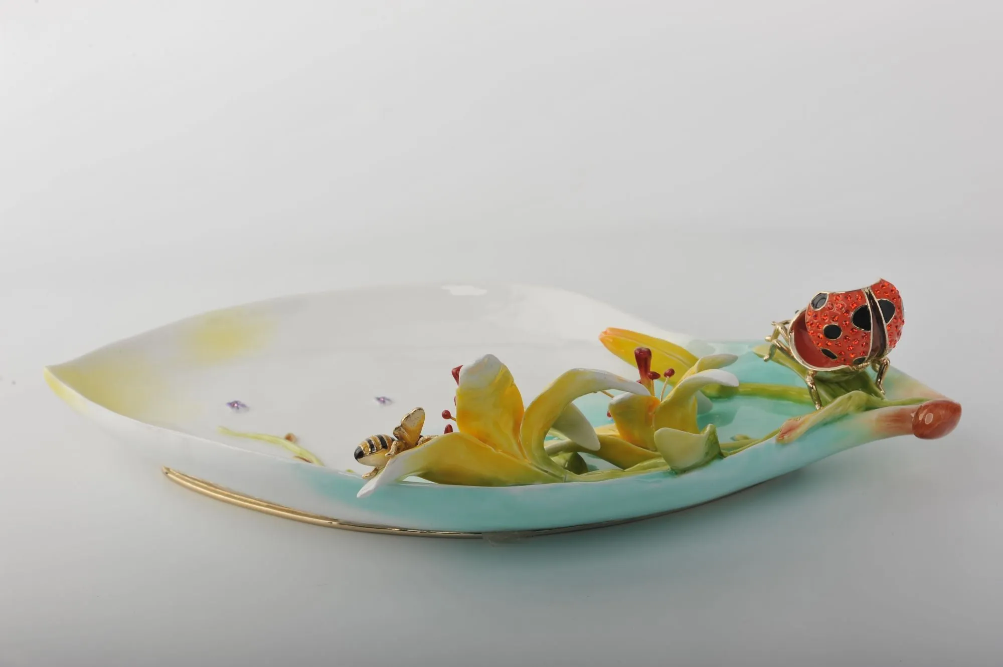 Trinket Plate with Ladybug