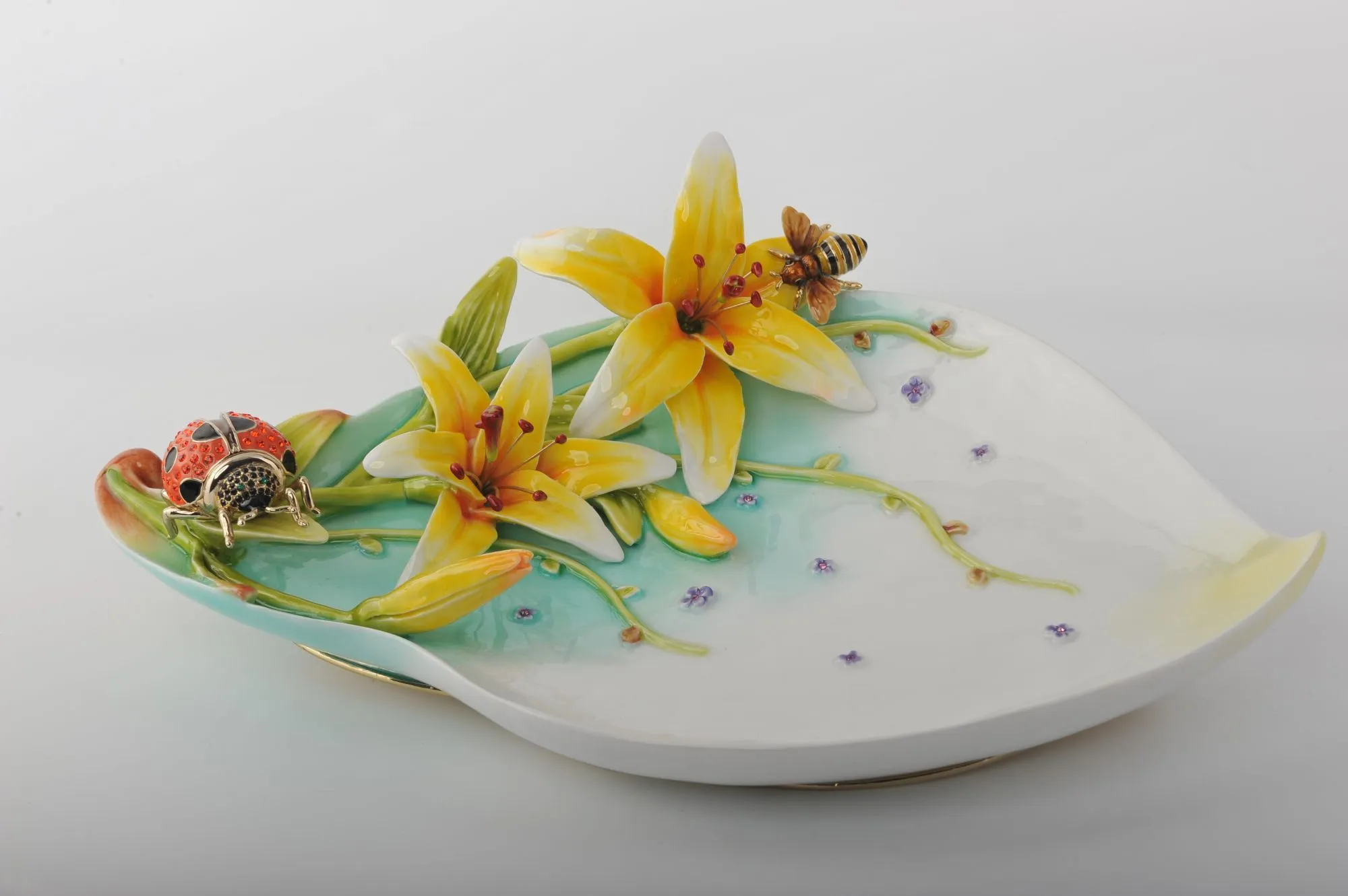 Trinket Plate with Ladybug