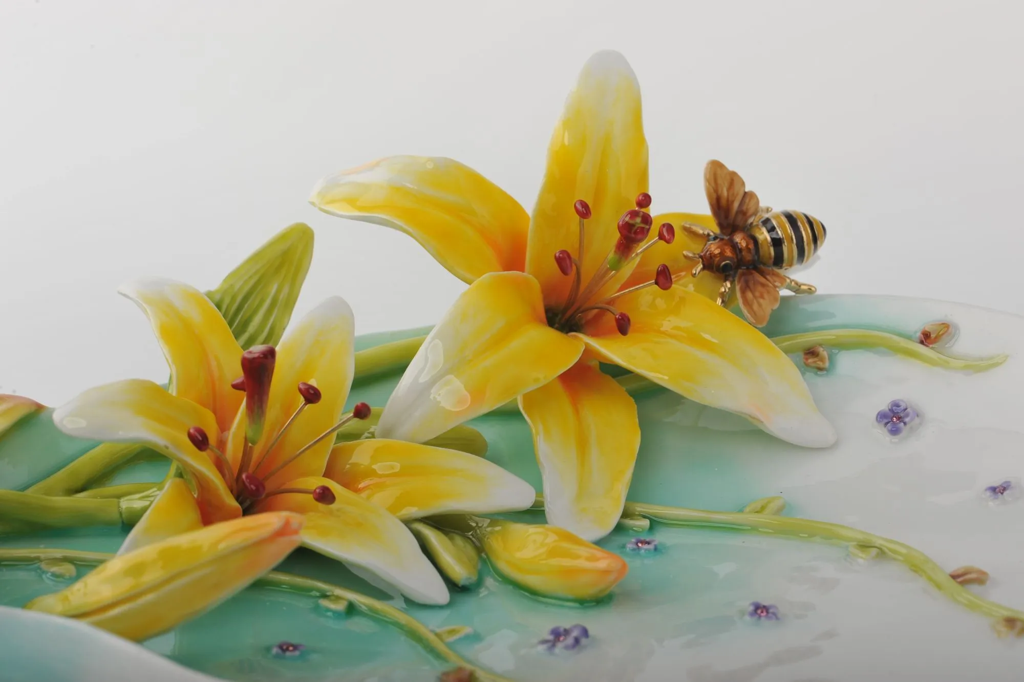 Trinket Plate with Ladybug