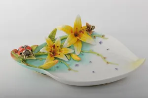 Trinket Plate with Ladybug